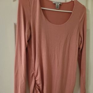 Long-sleeved maternity shirt